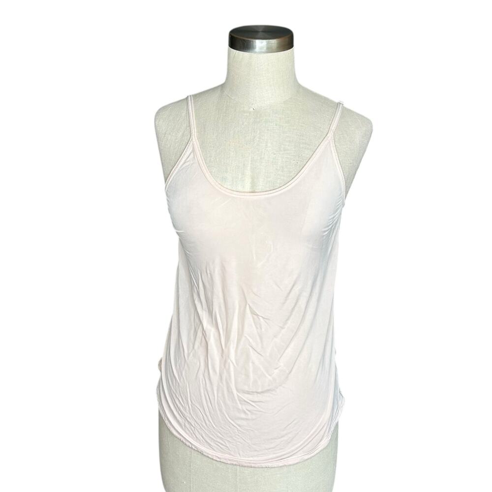 LULULEMON Light Pink Mesh City Soul Tank Top Women's Size 4 Lightweight Gym Yoga